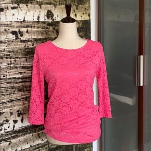 FOREVER21 pink blouse L